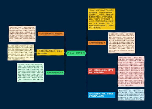 门诊护士长的素质