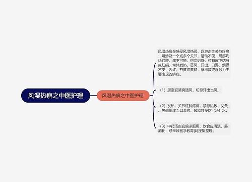 风湿热痹之中医护理