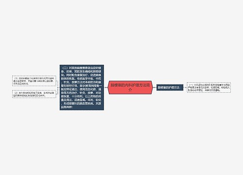 脑梗塞的内科护理方法简介