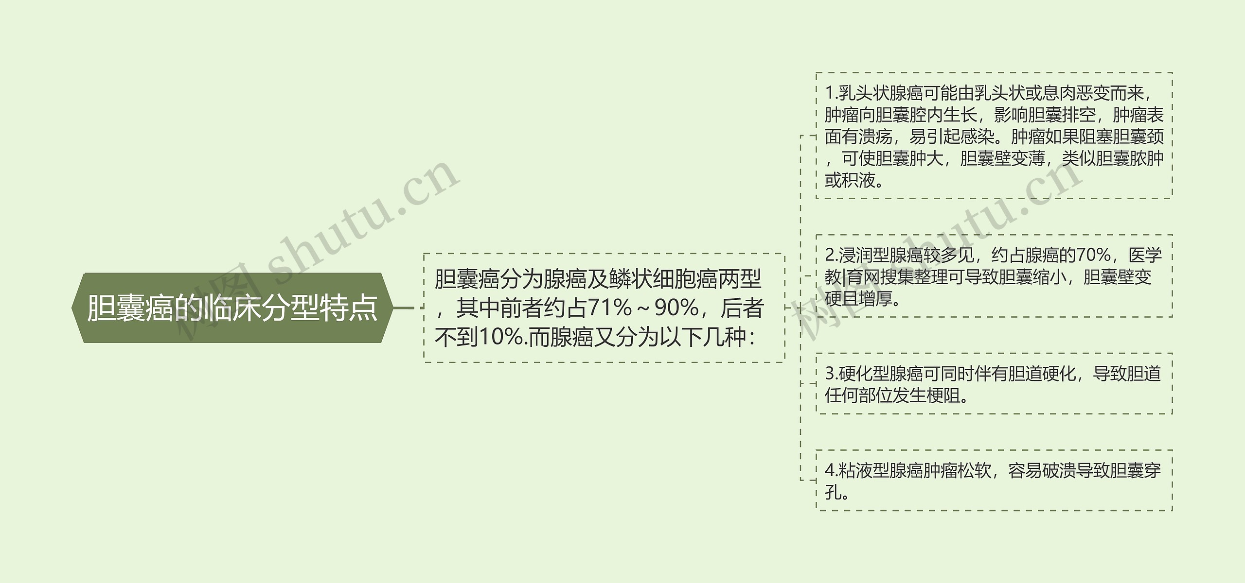 胆囊癌的临床分型特点