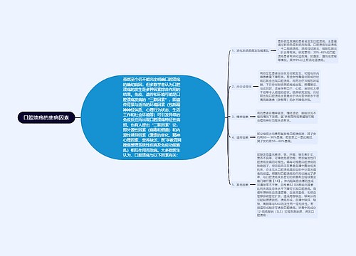 口腔溃疡的患病因素