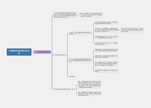 工程建设合同法律关系分析