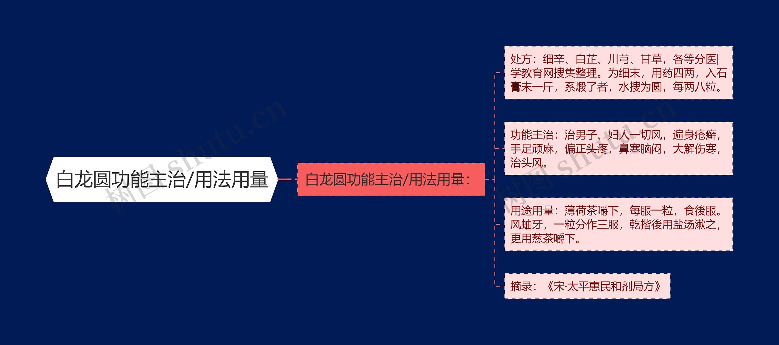 白龙圆功能主治/用法用量 白龙圆功能主治/用法用量