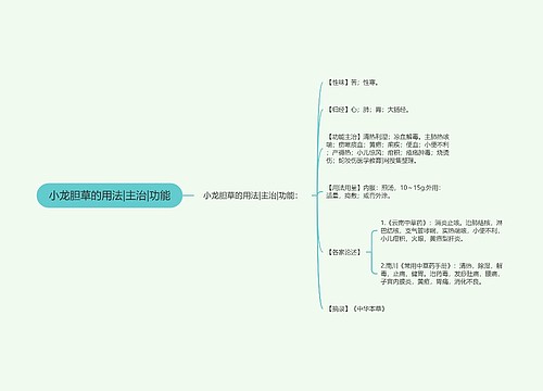 小龙胆草的用法|主治|功能