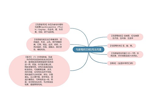 乌蔹莓的功能|用法用量