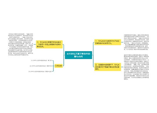 支付彩礼不属于附条件的赠与合同