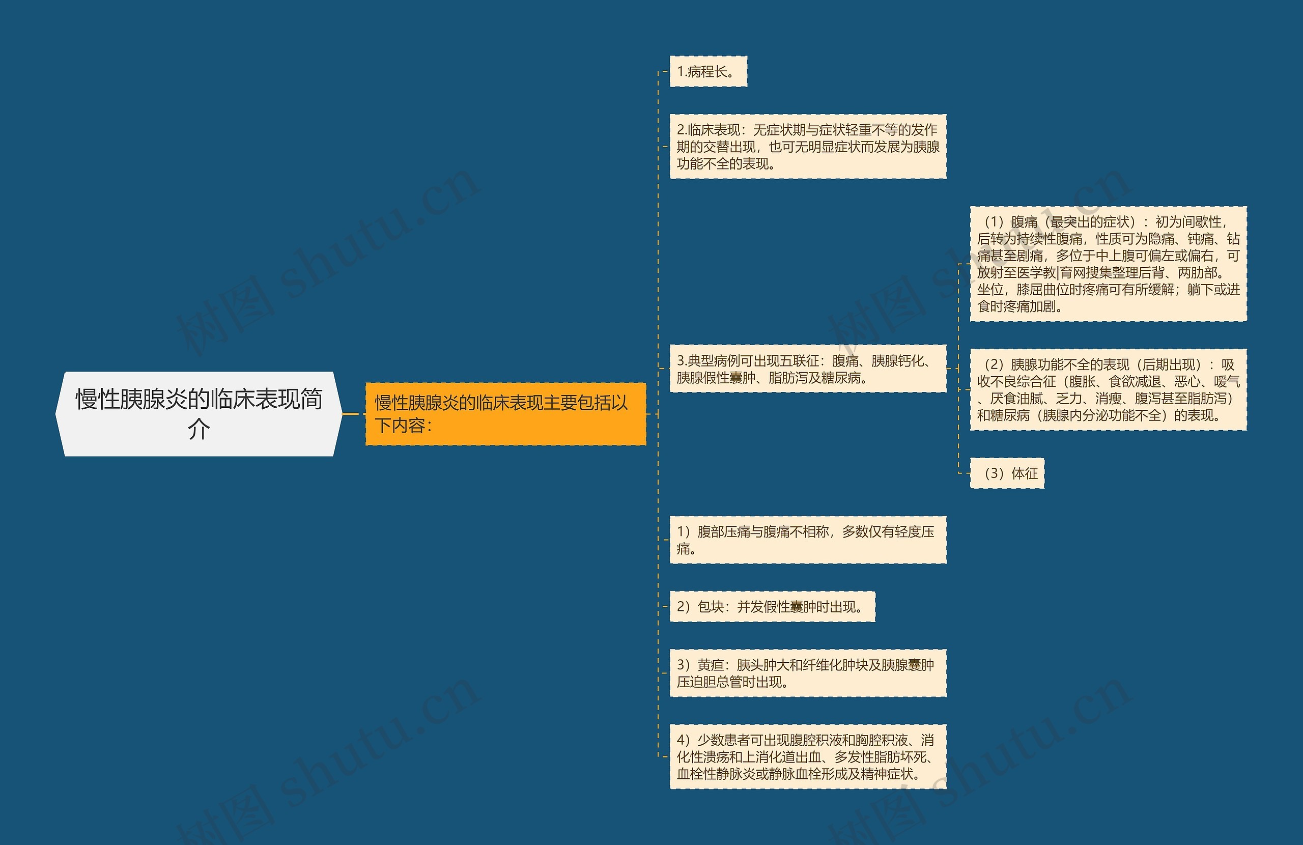 慢性胰腺炎的临床表现简介