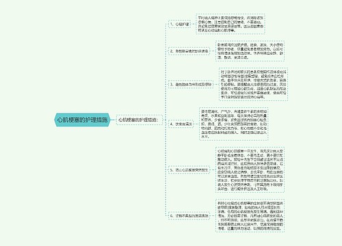 心肌梗塞的护理措施