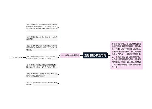 查房制度-护理管理