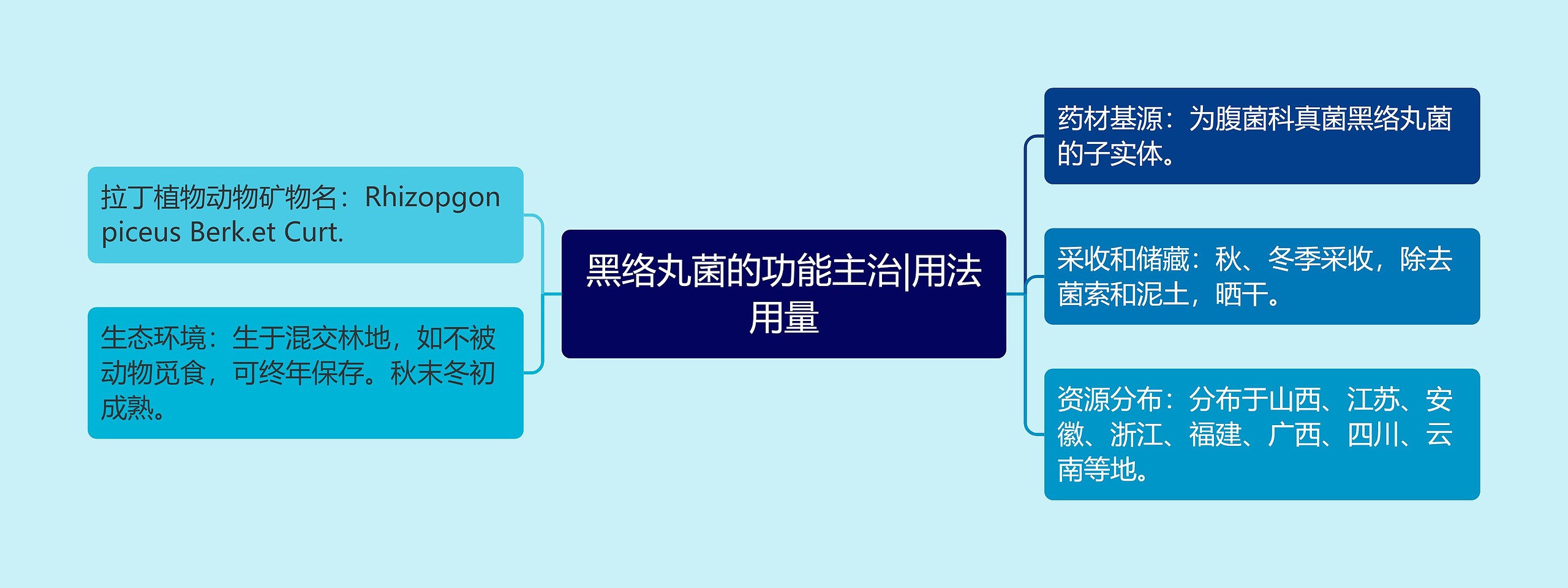 黑络丸菌的功能主治|用法用量