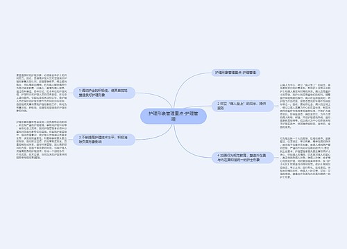 护理形象管理重点-护理管理