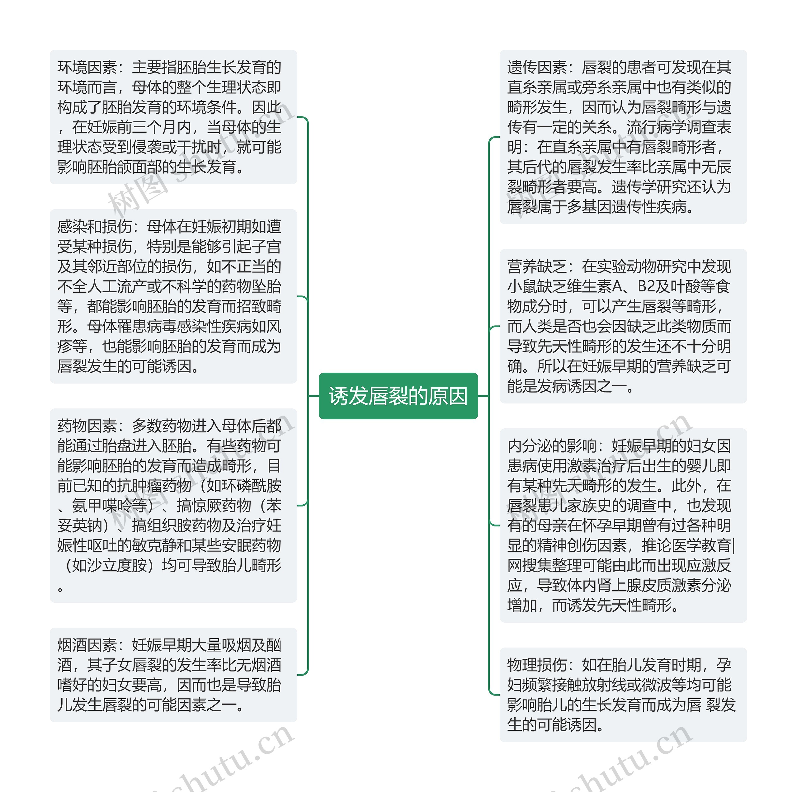 诱发唇裂的原因