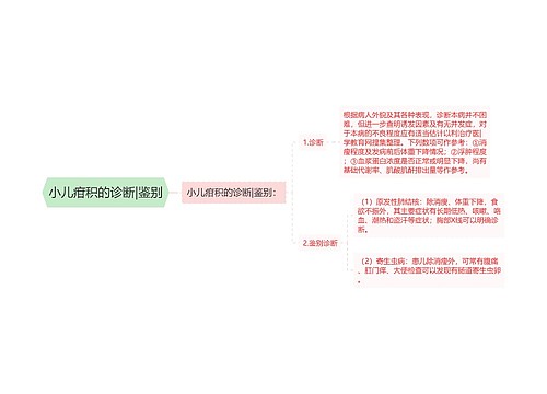 小儿疳积的诊断|鉴别