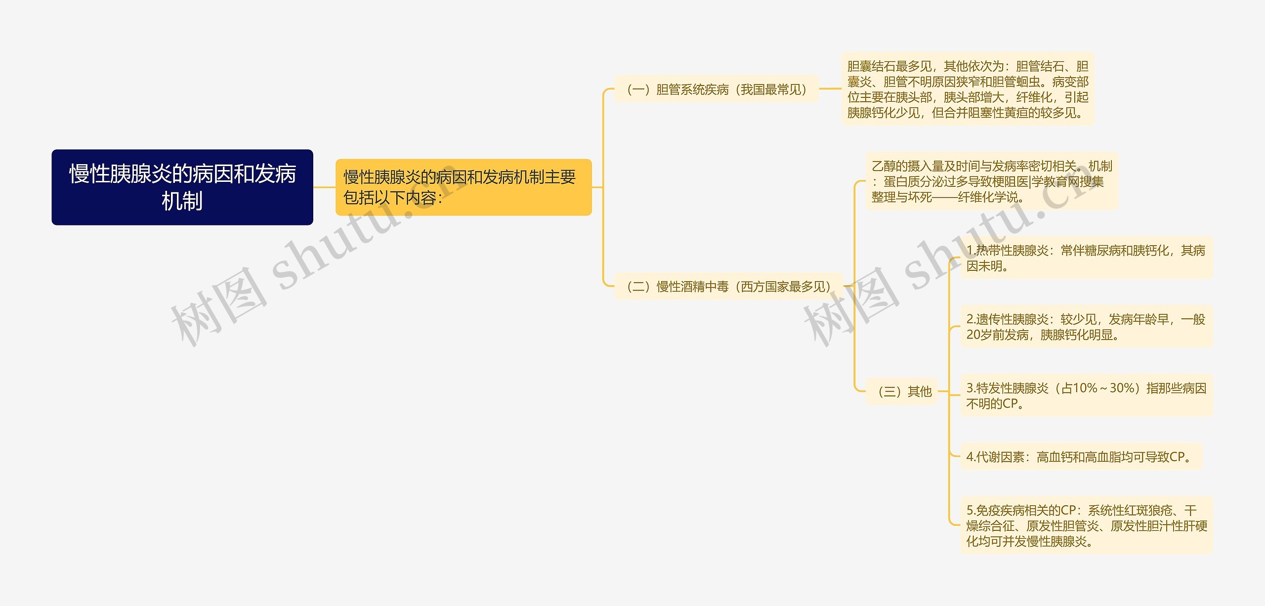 慢性胰腺炎的病因和发病机制