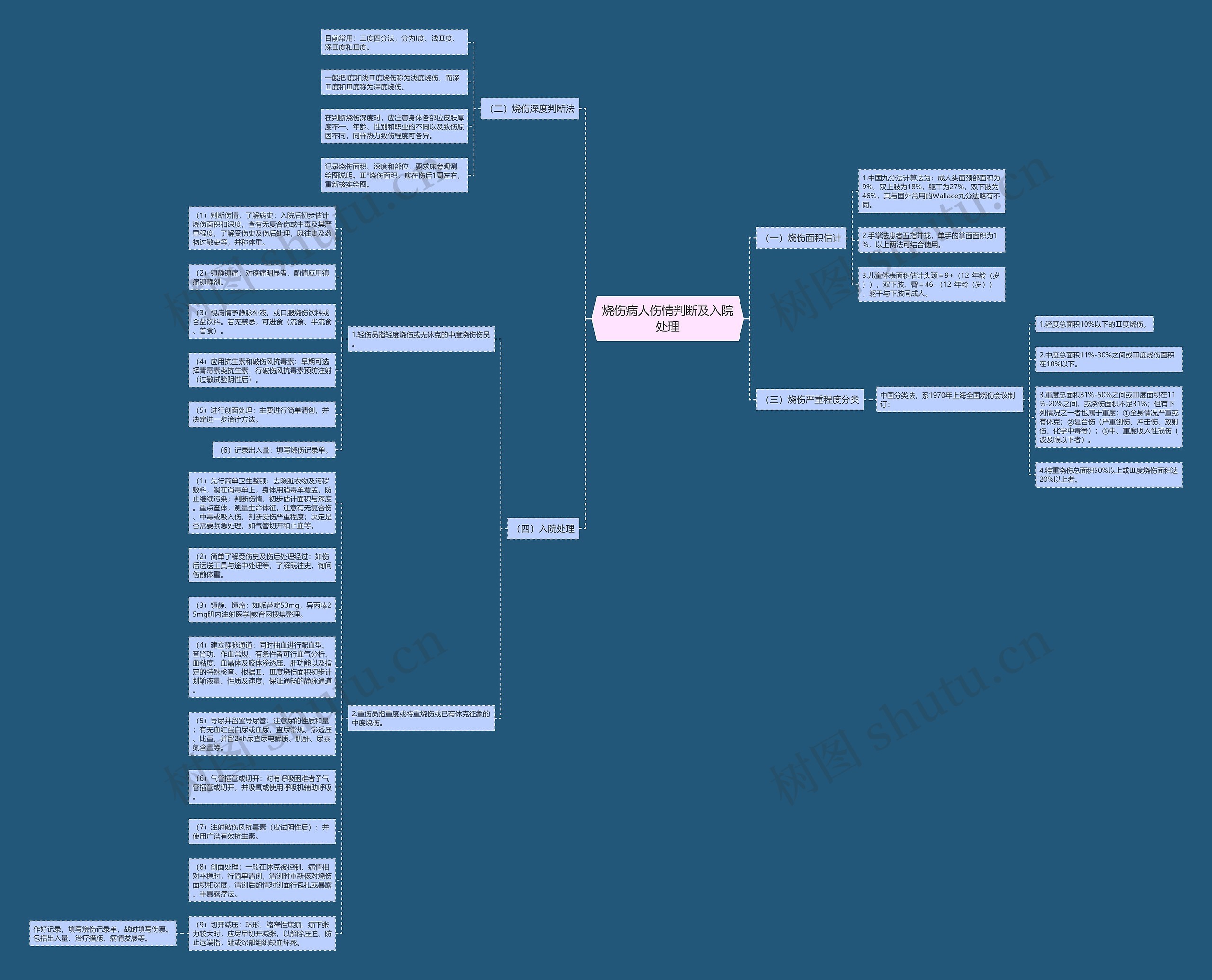 烧伤病人伤情判断及入院处理 烧伤病人伤情判断及入院处理