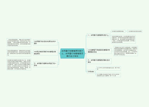 合同履行地管辖原则是什么，合同履行地管辖是否要约定才有效