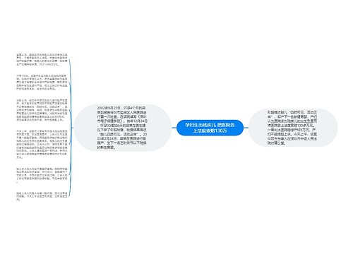 孕妇生出残疾儿 把医院告上法庭索赔130万