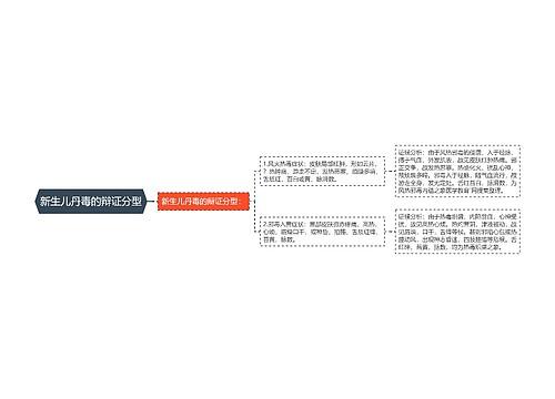 新生儿丹毒的辩证分型