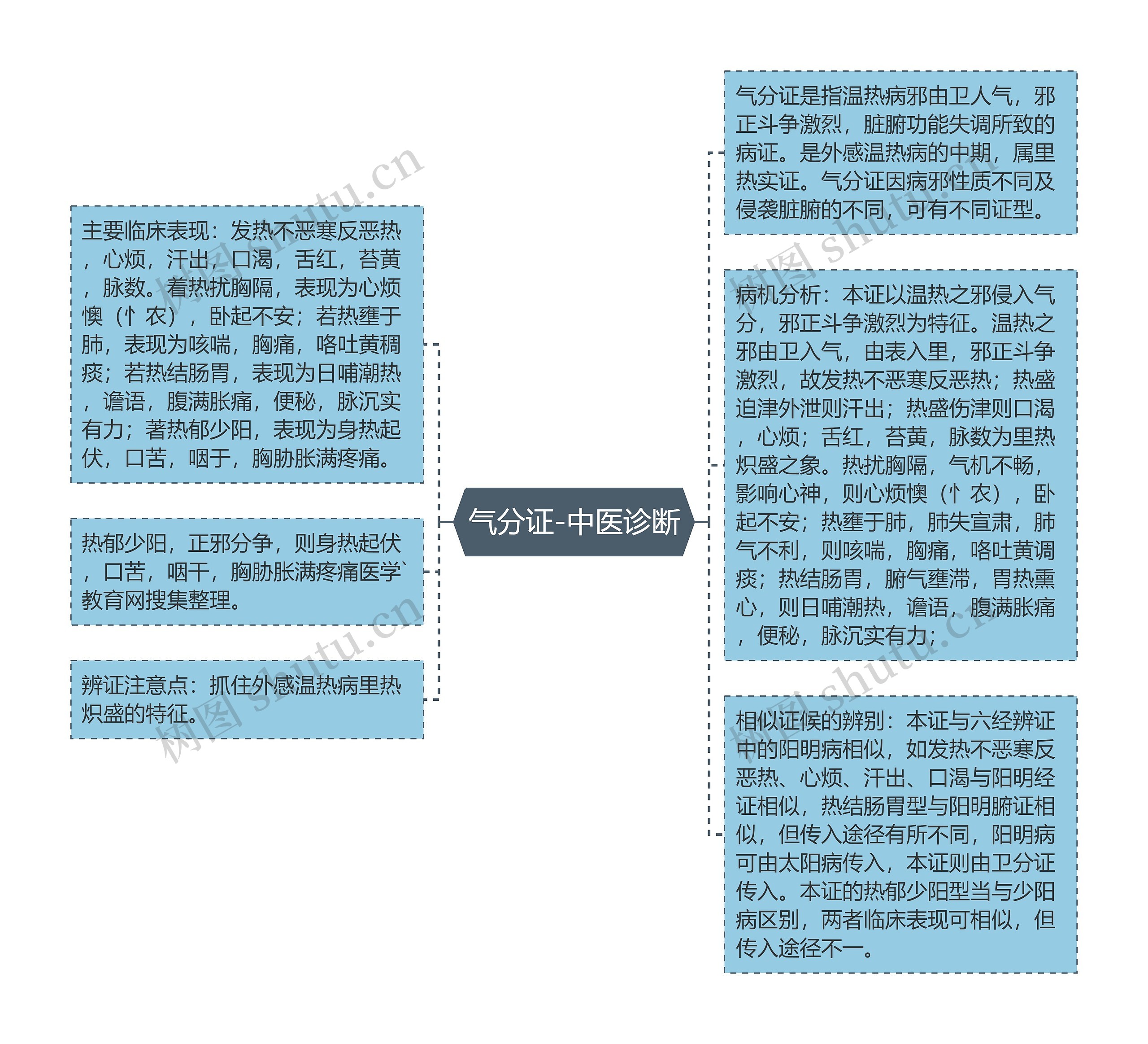 气分证-中医诊断思维导图