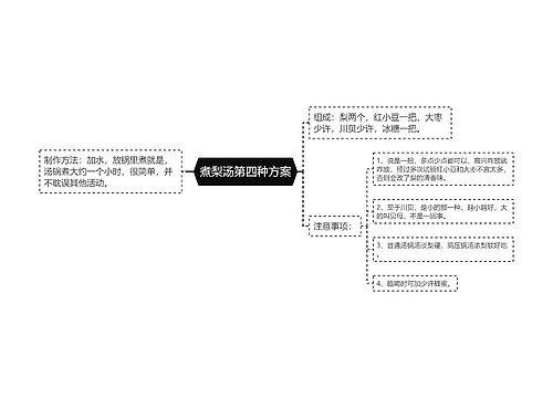 煮梨汤第四种方案