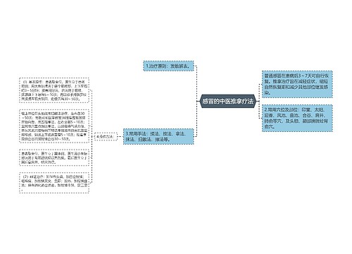 感冒的中医推拿疗法