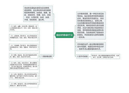 癔症的推拿疗法