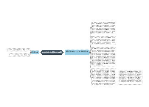 免责条款的不免责情形