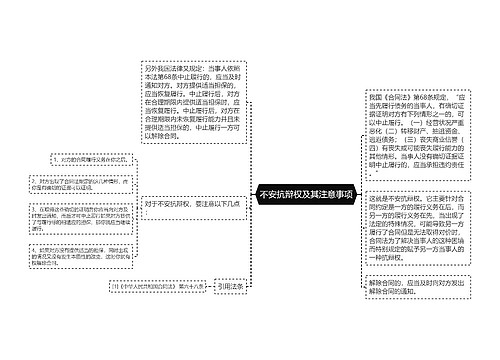 不安抗辩权及其注意事项