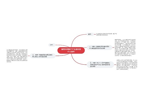 擅用共同财产产生债务是什么债务