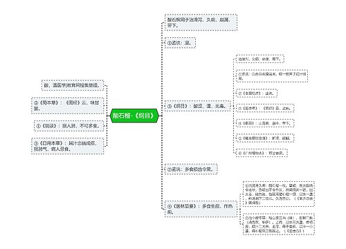 酸石榴-《纲目》