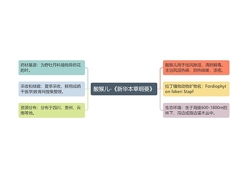 酸猴儿-《新华本草纲要》