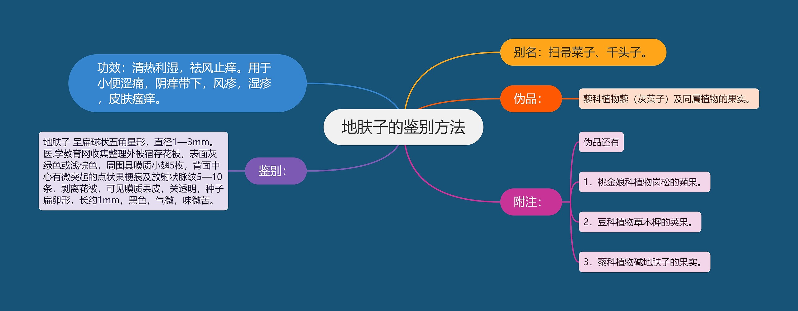 地肤子的鉴别方法 地肤子的鉴别方法