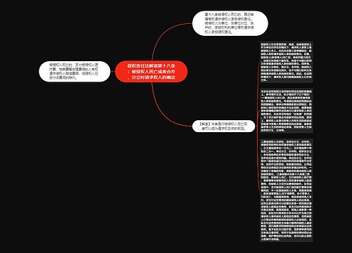 侵权责任法解读第十八条：被侵权人死亡或者合并、分立时请求权人的确定