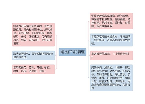 呕吐肝气犯胃证