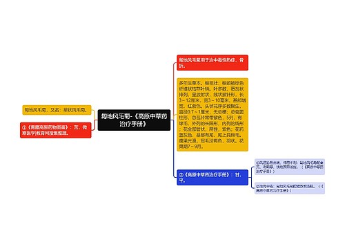 匐地风毛菊-《高原中草药治疗手册》