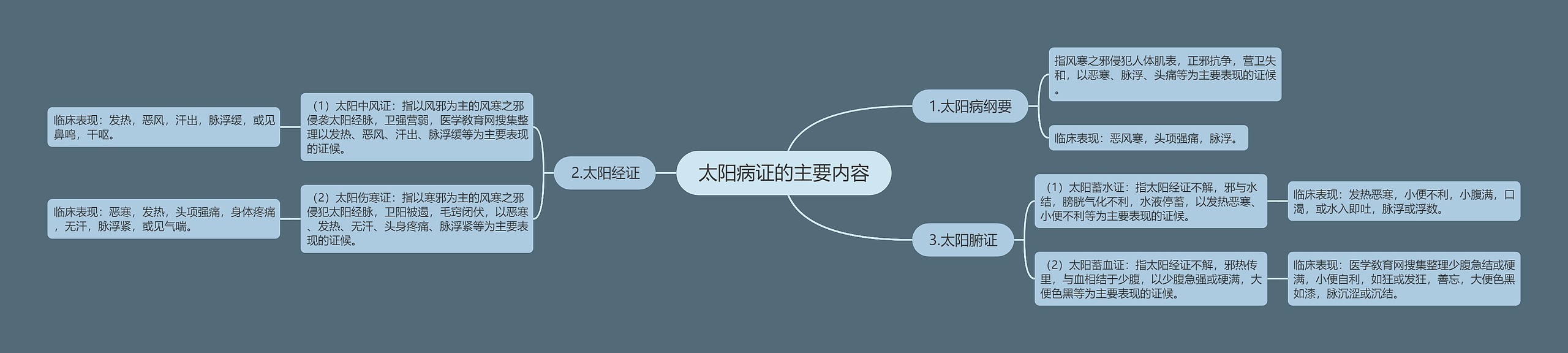 太阳病证的主要内容