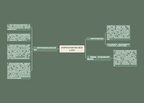 发明专利申请书格式是怎么样的