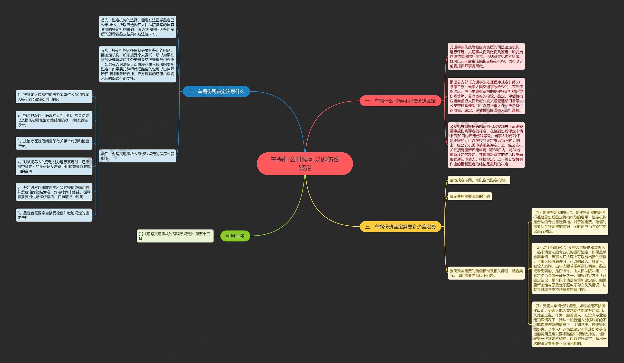车祸什么时候可以做伤残鉴定 车祸什么时候可以做伤残鉴定