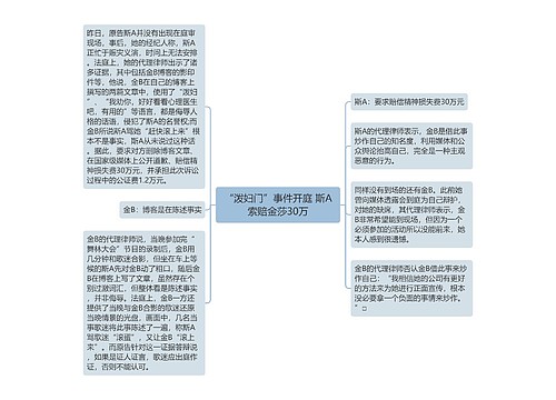 “泼妇门”事件开庭 斯A索赔金莎30万