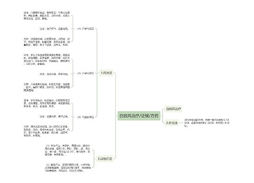 白驳风治疗/证候/方药
