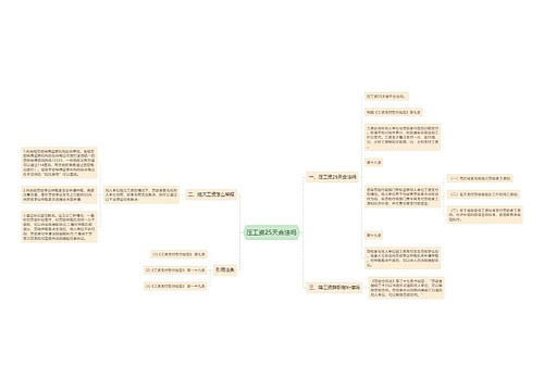 压工资25天合法吗