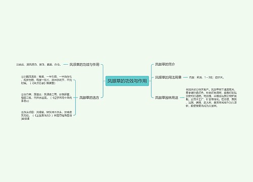 凤眼草的功效与作用