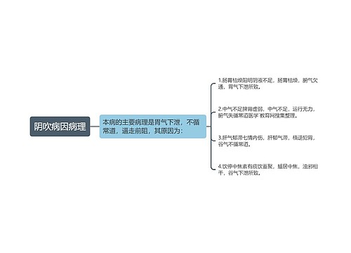 阴吹病因病理