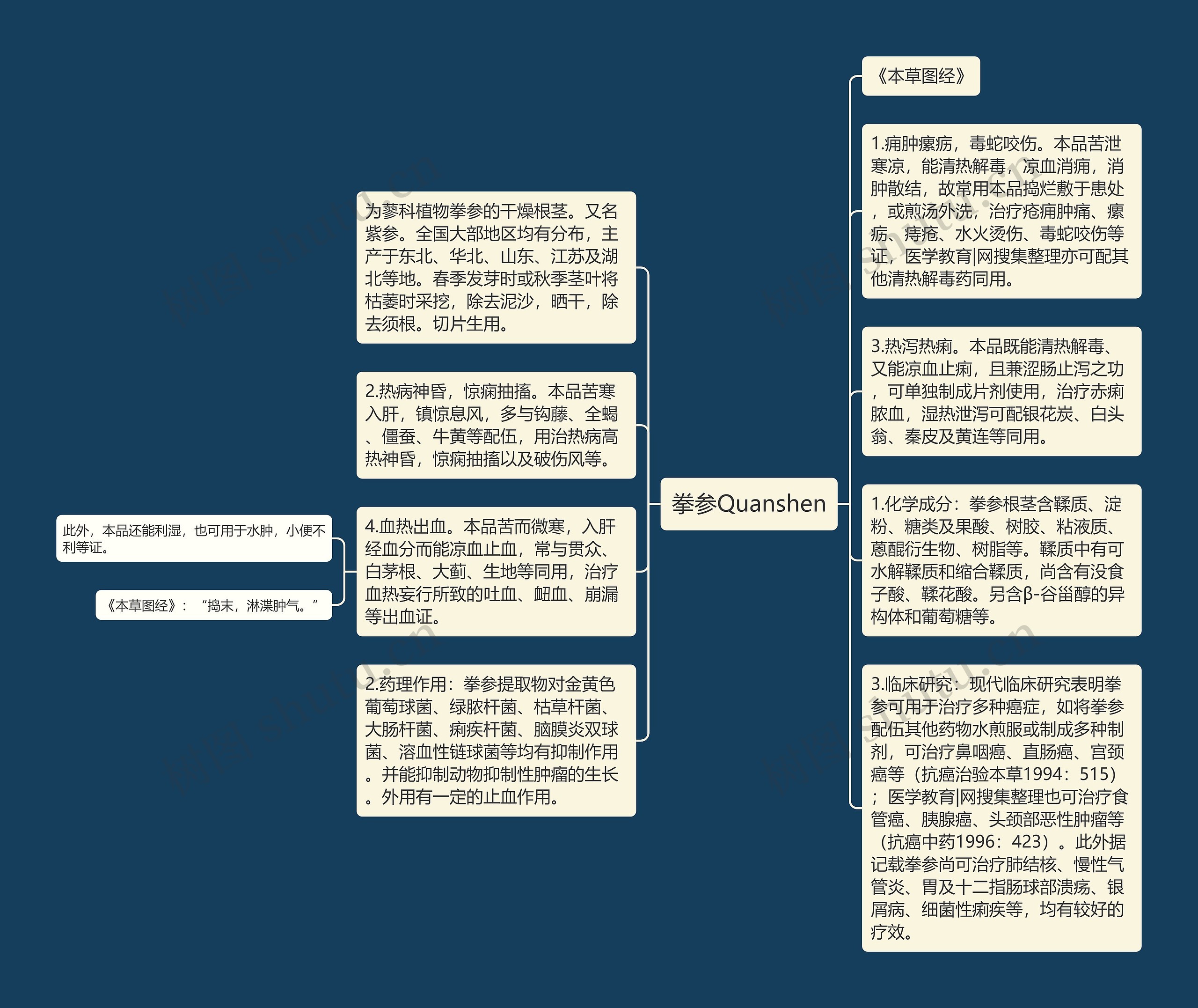 拳参Quanshen思维导图