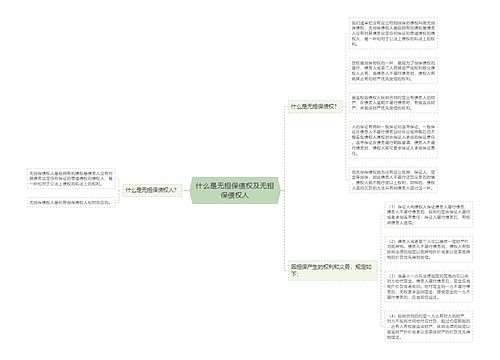 什么是无担保债权及无担保债权人