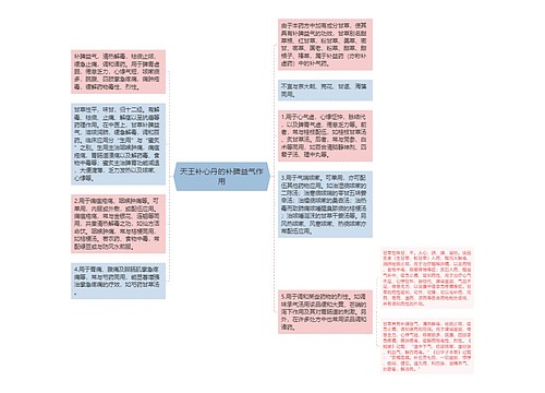 天王补心丹的补脾益气作用