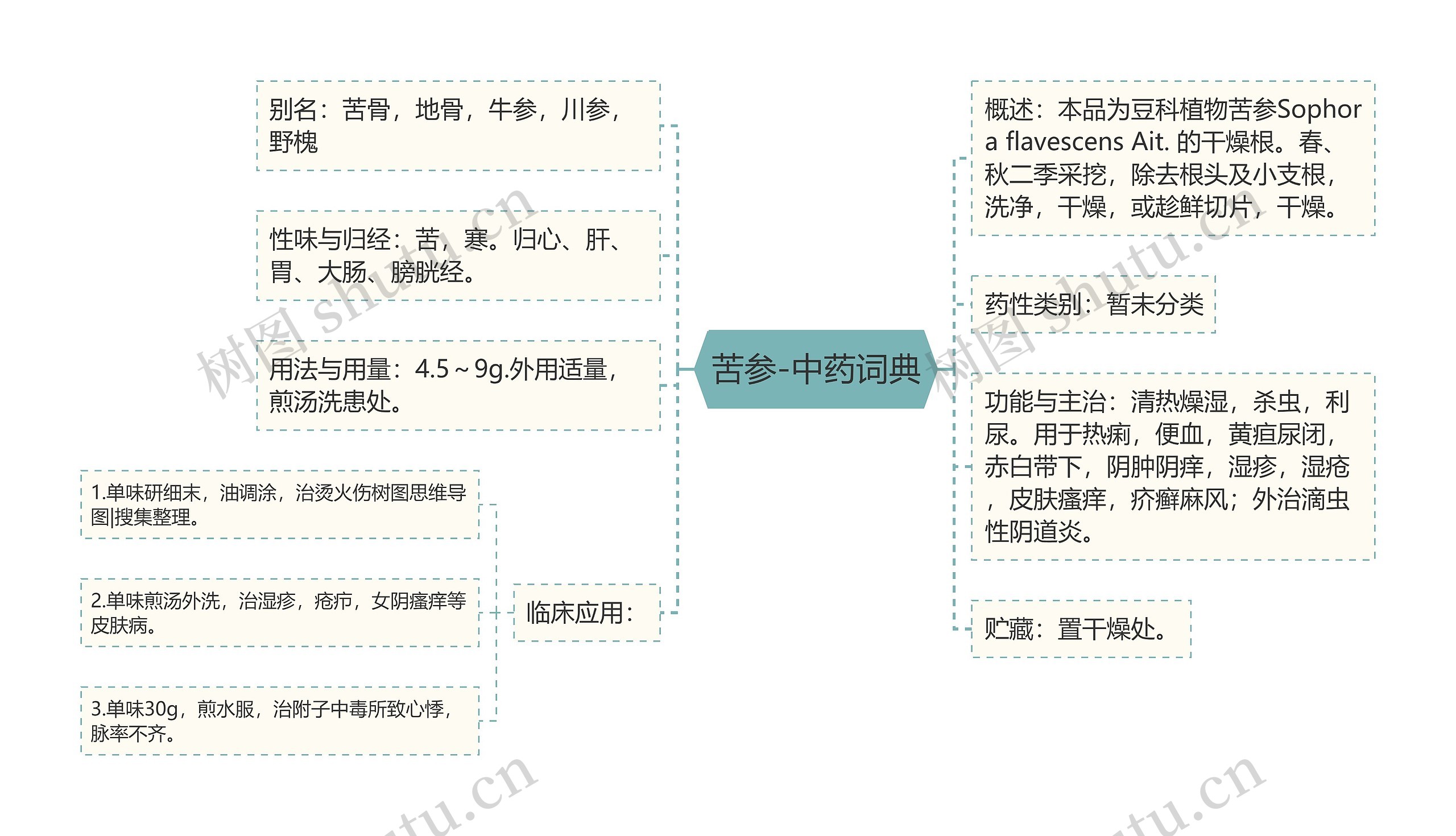 苦参-中药词典 苦参-中药词典
