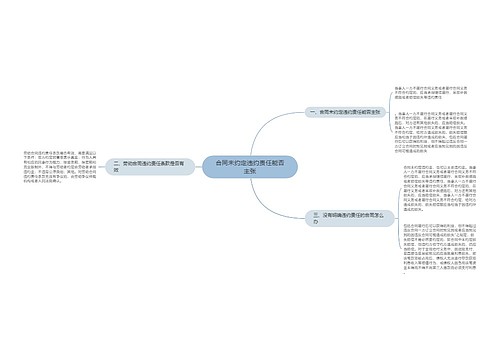 合同未约定违约责任能否主张