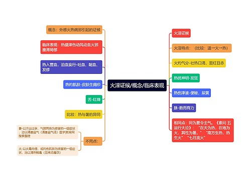 火淫证候/概念/临床表现