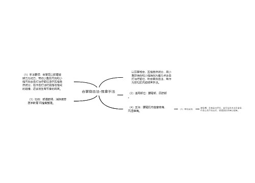 合掌侧击法-推拿手法